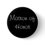 Black Matron of Honor Pin