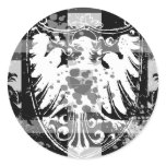 Black Medival Herald Stickers