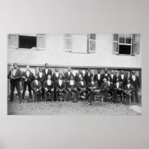 Black Men Portrait, Danbury, Conn.: 1880 Print