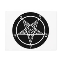 black metal, baphomet, lord of darkness! postcards