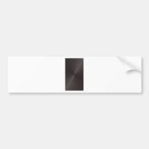 Black Metal Bumper Sticker