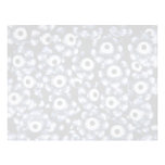 Black Midnight daisies flowers Customized Letterhead