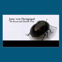 Black Minute Hooded Beetle business cards