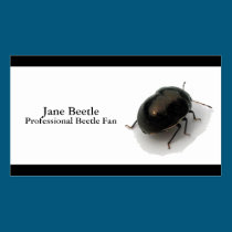 Black Minute Hooded Beetle business cards