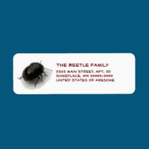 Black Minute Hooded Beetle labels