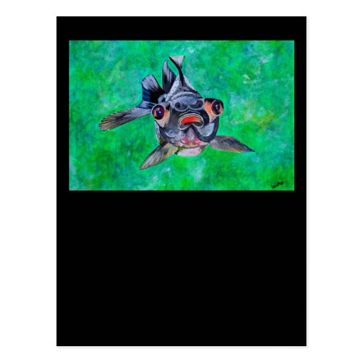 Black Moor Goldfish Postcards