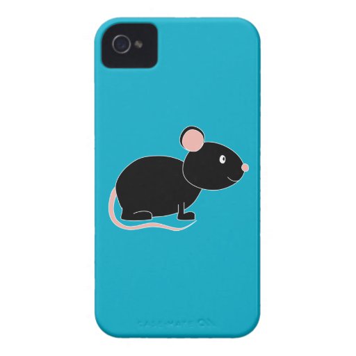 Black Mouse. iPhone 4 Cases
