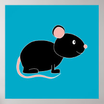 Black Mouse. Posters