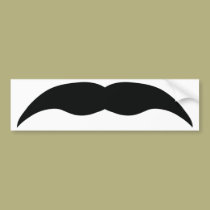 black moustache bumper stickers