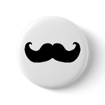 Black Moustache Pins