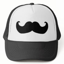 Black Moustache Hats