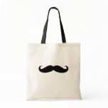 Black Moustache or Black Moustache for Fun Gifts Tote Bags