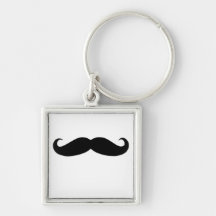 Black Moustache or Black Moustache for Fun Gifts Key Chains