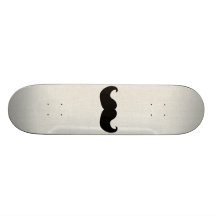 Black Moustache Skateboard Decks