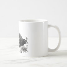 Black n White Classic Feeding Bass Mug