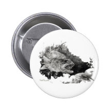Black n White Classic Feeding Bass Pin