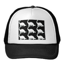 Black n White Dinos Hats