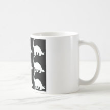 Black n White Dinos Mugs