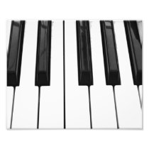 Black n White Piano Keyboard Key Picture Image Photo Art
