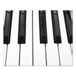 Black n White Piano Keyboard Key Picture Image Photo Art