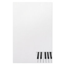 Black n White Piano Keyboard Key Picture Image Stationery