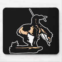Black New End Of Trail Mouse Pads