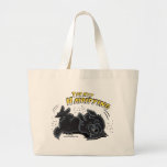 Black Newfie Totally Hairifying Tote Bags