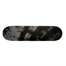 Black Nights Splatter Custom Skateboard