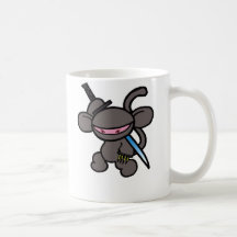 Black Ninja Claw-No Words Coffee Mug