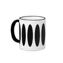 Black on White Mug