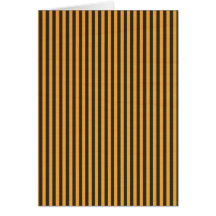 BLACK ORANGE LIQUORICE POPSICLE TIGER STRIPES BACK CARD