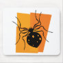 Black & Orange Spider Mouse Pads