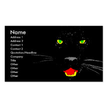 Black Panther Business, Profile Card Business Cards