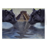 Black Panther Mexican Temple Collection Greeting Cards