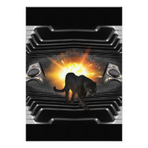 Black Panther Music Video Theme Invitation