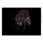 black panther tribal design cards