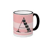 Black Pearl Monogram Font Cup Coffee Mug