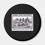 Black Photo Indian Homeland Security Refrigerator Magnets