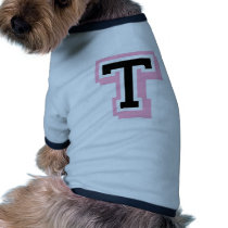 black pink letter T