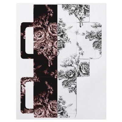 Black Pink White Gift Bag Flyer by Cute_Customs