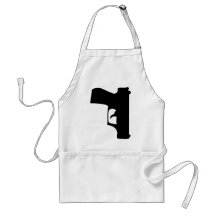 black pistol down apron
