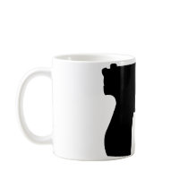black pistol - gun coffee mug