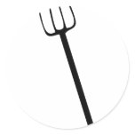 black pitchfork sticker