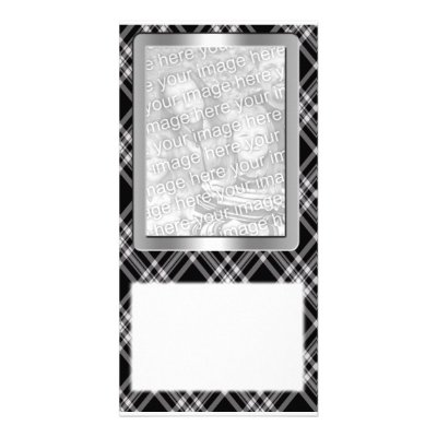 Black Plaid Photo Template by HeartsinFocus