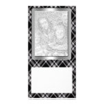 Black Plaid Photo Template photo cards