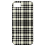 Black Plaid Universal iPhone 5 Case