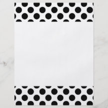 Black Polka Dots Flyer
