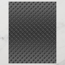 Black polka dots on black background flyer