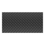 Black polka dots on black background customized photo card