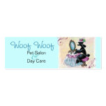 Black Poodle Boudoir Business Cards